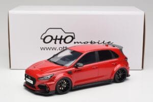 Hyundai i30 N PD Prior Design Engine Rød Otto 1:18 OT1112 Resin — billede 6 af 6