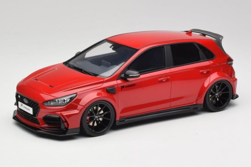 Hyundai i30 N PD Prior Design Engine Rød Otto 1:18 OT1112 Resin