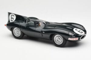 Jaguar D-Type #6 M. Hawthorn / I. Bueb Team Jaguar Cars Ltd 24 Hours of Le Mans 1955 AUTOart 1:18 85586 Metal — billede 4 af 6