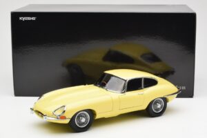 Jaguar E-Type 3.8 Series 1 Lys Gul Kyosho 1:18 08954LY Metal — billede 8 af 8