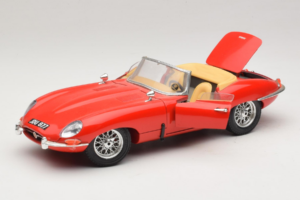 Jaguar E-Type Series 1 Cabriolet Rød Bburago 1:18 3038 Metal — billede 2 af 8