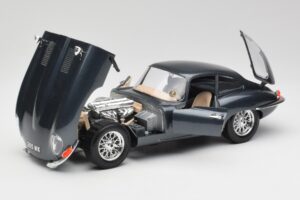 Jaguar E-Type Series 1 Grøn Bburago 1:18 3018-M1 Metal — billede 8 af 8
