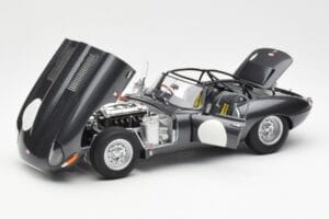 Jaguar E-Type Series 1 Coupe Lightweight Mørkgrå AUTOart 1:18 73647 Metal — billede 2 af 8