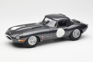 Jaguar E-Type Series 1 Coupe Lightweight Mørkgrå AUTOart 1:18 73647 Metal