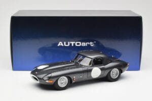 Jaguar E-Type Series 1 Coupe Lightweight Mørkgrå AUTOart 1:18 73647 Metal — billede 8 af 8