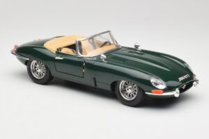 Jaguar E-Type Series 1 Roadster Grøn Bburago 1:18 3018-M5 Metal — billede 6 af 8