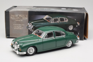 Jaguar Mark II Grøn Tchibo 1:18 49420 Metal — billede 8 af 8