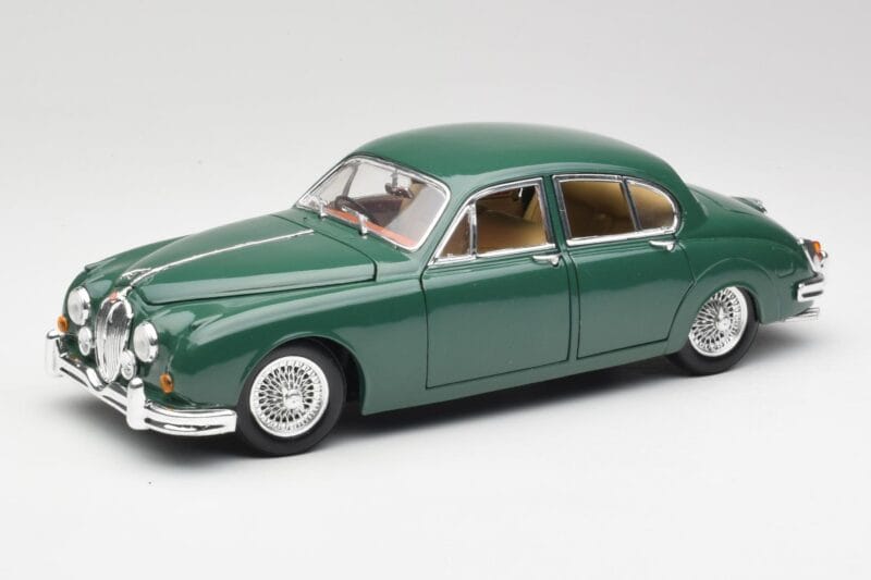 Jaguar Mk II British Racing Grøn Maisto 1:18 50287 Metal