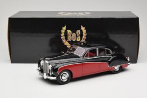 Jaguar Mk VIII Sort & Mørkerød BoS Models 1:18 BOS408 Resin — billede 6 af 6