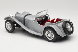 Jaguar SS100 Sølv Bburago 1:18 3006-M2 Metal — billede 5 af 6