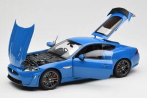 Jaguar XKR-S X150 French Racing Blå AUTOart 1:18 73641 Metal — billede 2 af 8