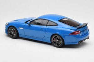 Jaguar XKR-S X150 French Racing Blå AUTOart 1:18 73641 Metal — billede 7 af 8