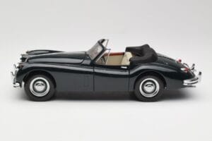 Jaguar XK140 Drophead Coupe Sort Sun Star 1:18 2802 Metal — billede 4 af 8