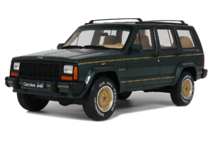 Jeep Cherokee XJ Limited Dark Hunter Green Otto 1:18 OT1340 Resin — billede 2 af 2