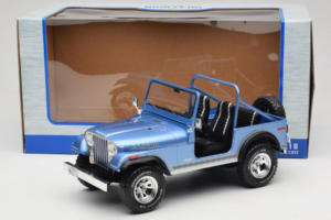 Jeep CJ-7 Laredo Blå MCG 1:18 MCG18553 Metal — billede 6 af 6