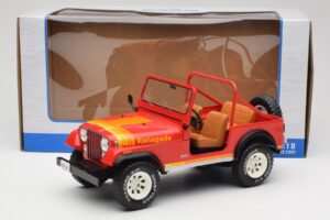 Jeep CJ-7 Renegade Rød MCG 1:18 MCG18110 Metal — billede 6 af 6