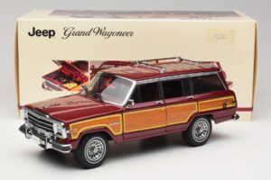 Jeep Grand Wagoneer Classic Rød AUTOart 1:18 74002 Metal — billede 8 af 8