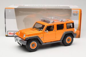 Jeep Rescue Concept Orange Maisto 1:18 36699 Metal — billede 8 af 8