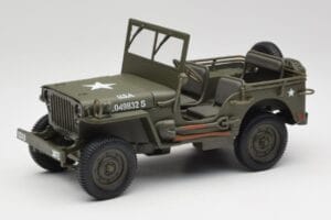 Jeep Willys Militær Grøn Gate 1:18 1061 Metal