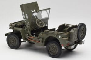 Jeep Willys Militær Grøn Gate 1:18 1061 Metal — billede 5 af 8