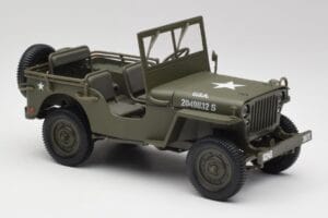 Jeep Willys Militær Grøn Gate 1:18 1061 Metal — billede 6 af 8