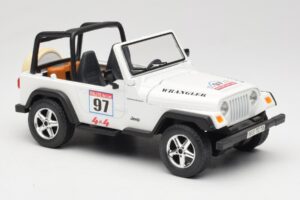 Jeep Wrangler Rallye #97 Beige Solido 1:18 9012 Metal — billede 4 af 6