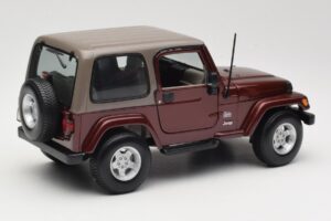 Jeep Wrangler TJ Sahara Rød Maisto 1:18 31662 Metal — billede 3 af 8