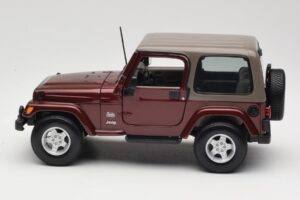 Jeep Wrangler TJ Sahara Rød Maisto 1:18 31662 Metal — billede 4 af 8