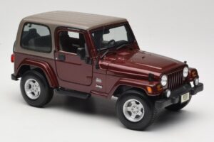Jeep Wrangler TJ Sahara Rød Maisto 1:18 31662 Metal — billede 6 af 8