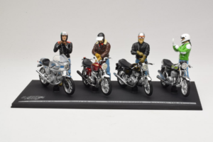 Joe Bar Team Samling med Figurer Solido 1:18 5008 Metal