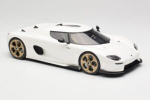 Koenigsegg CC850 Crystal White GT Spirit 1:18 GT903 Resin — billede 4 af 6