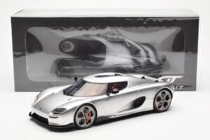 Koenigsegg CC850 Moon Silver GT Spirit 1:18 GT452 Resin — billede 6 af 6