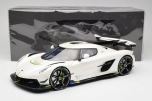 Koenigsegg Jesko Attack Crystal White Pearl GT Spirit 1:12 GT501 Resin — billede 6 af 6