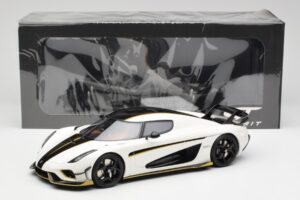 Koenigsegg Regera Crystal Hvid GT Spirit 1:18 GT913 Resin — billede 6 af 6