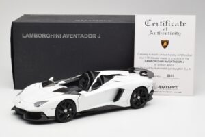 Lamborghini Aventador J Hvid AUTOart 1:18 74674 Metal — billede 8 af 8