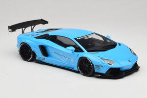 Lamborghini Aventador Liberty Walk Blå GT Spirit 1:18 GT073 Resin — billede 4 af 6