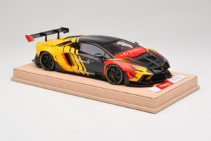 Lamborghini Aventador Liberty Walk Infinite Sort Gul Timothy & Pierre 1:18 REMC035 Metal — billede 4 af 7