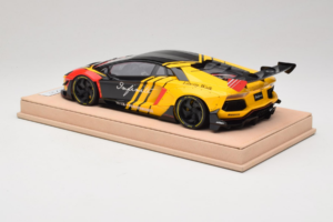 Lamborghini Aventador Liberty Walk Infinite Sort Gul Timothy & Pierre 1:18 REMC035 Metal — billede 5 af 7