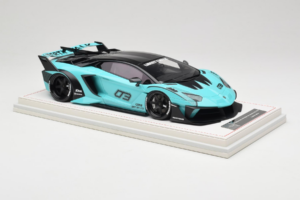 Lamborghini Aventador Liberty Walk LB-Silhouette WORKS GT Evo Mintgrøn IVY 1:18 REMC001 Resin — billede 4 af 7