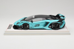 Lamborghini Aventador Liberty Walk LB-Silhouette WORKS GT Evo Mintgrøn IVY 1:18 REMC001 Resin