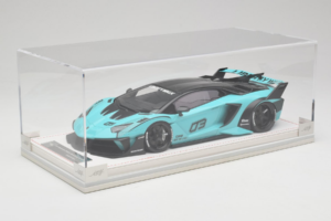 Lamborghini Aventador Liberty Walk LB-Silhouette WORKS GT Evo Mintgrøn IVY 1:18 REMC001 Resin — billede 6 af 7