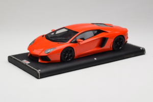 Lamborghini Aventador Orange MR Collection 1:18 LAMB064 Resin — billede 2 af 6