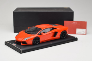 Lamborghini Aventador Orange MR Collection 1:18 LAMB064 Resin — billede 6 af 6