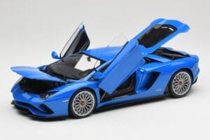 Lamborghini Aventador S LP740-4 Blue Nila AUTOart 1:18 79134 Metal — billede 2 af 8