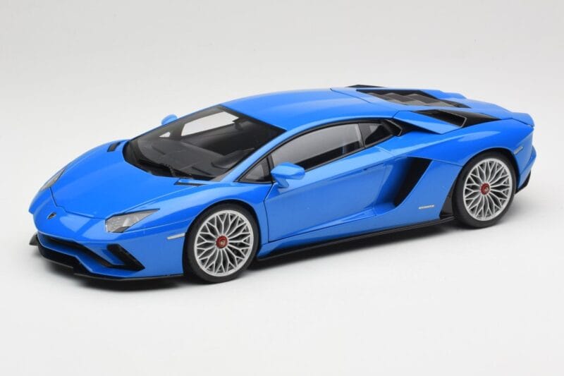 Lamborghini Aventador S LP740-4 Blue Nila AUTOart 1:18 79134 Metal