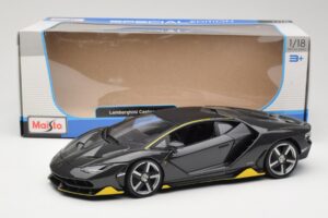 Lamborghini Centenario Grå Maisto 1:18 31386-M1 Metal — billede 8 af 8