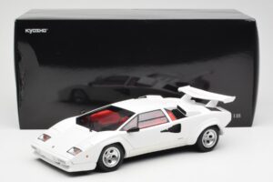 Lamborghini Countach LP500S Hvid Kyosho 1:18 08320E Metal — billede 8 af 8