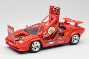 Lamborghini Countach Rød Bburago 1:18 3047 Metal — billede 2 af 8
