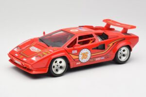 Lamborghini Countach Rød Bburago 1:18 3047 Metal