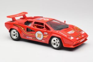 Lamborghini Countach Rød Bburago 1:18 3047 Metal — billede 6 af 8